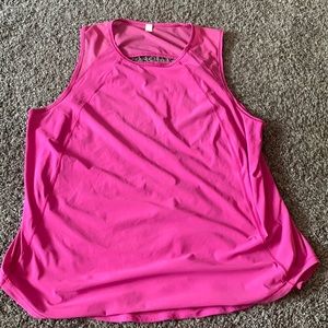 Lululemon tank top pink size 14
